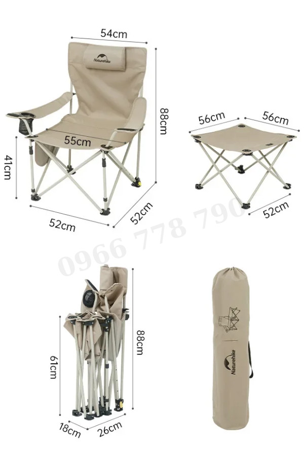 Ghế ngồi cắm trại đa năng Naturehike CNK2350JJ011