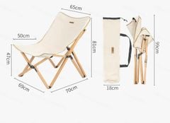 Ghế ngồi Glamping Naturehike NH19JJ008 thư giãn