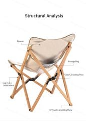 Ghế ngồi Glamping Naturehike NH19JJ008 thư giãn