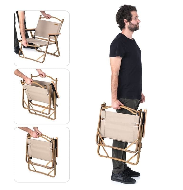 Ghế xếp Kermit ngoài trời - ngồi cà phê cao cấp Naturehike NH19Y002-D