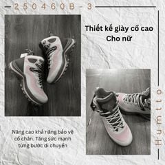 Giày nữ leo núi cổ cao Humtto 250460B