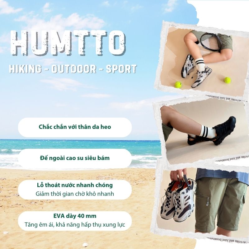 Giày đi nước mau khô siêu bám Humtto 660958A - Nam