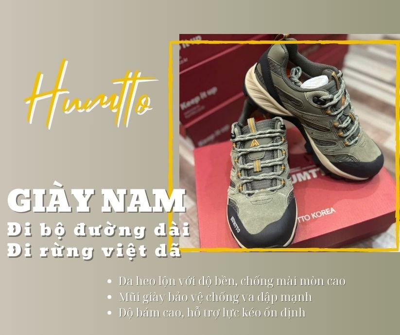 Giày Hiking siêu bảo hộ nam Humtto 150564A-3