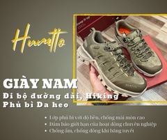 Giày Trekking - leo núi da heo nam Humtto 150453A