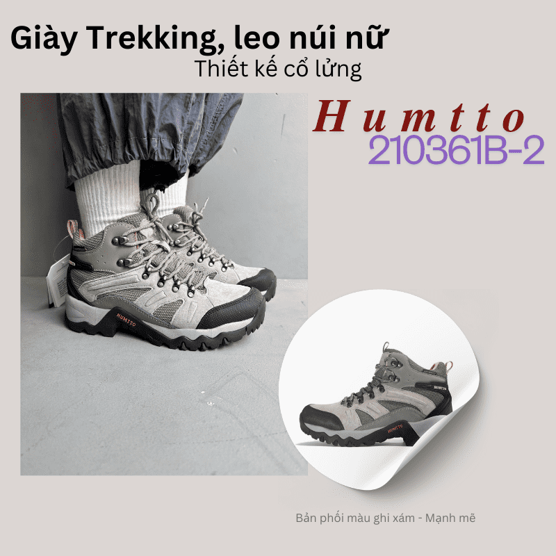 Giày leo núi việt dã cho nữ Humtto 210361B-2