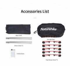 Giường gấp siêu gọn Naturehike NH20JJ001 mang đi cắm trại