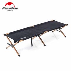 Giường xếp cắm trại vân gỗ Naturehike NH19X003-C kiêm ghế băng