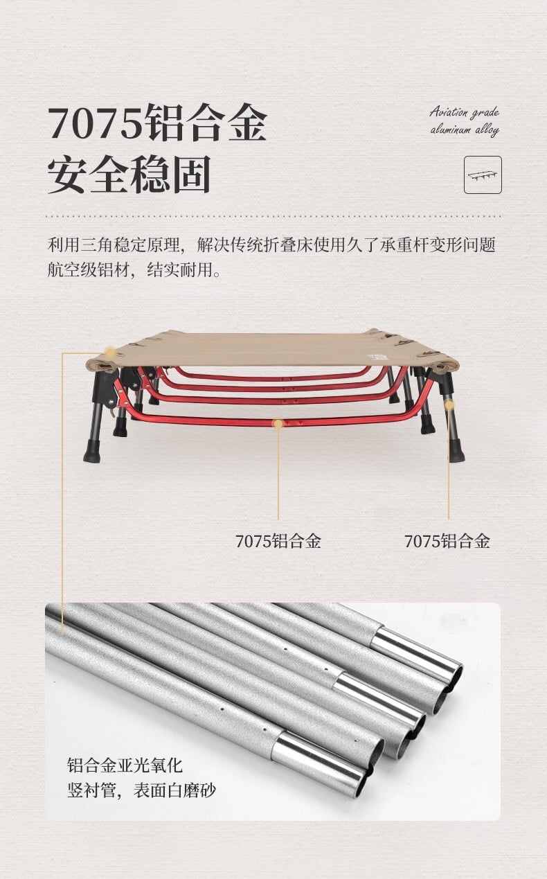 Giường xếp du lịch bỏ túi Naturehike NH20JJ021 chính hãng tại Freeman