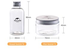 Bộ đựng gia vị 6 trong 1 Naturehike NH17T011-P cắm trại - picnic