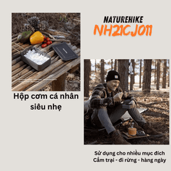 Hộp cơm cá nhân Naturehike NH21CJ011 - Nhôm Anode hóa