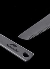 Bộ Dao – Muỗng – Dĩa Titanium Naturehike NH19T011-D siêu nhẹ