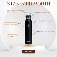 Bình giữ nhiệt Hydro Flask Standard Mouth W Flex Cap