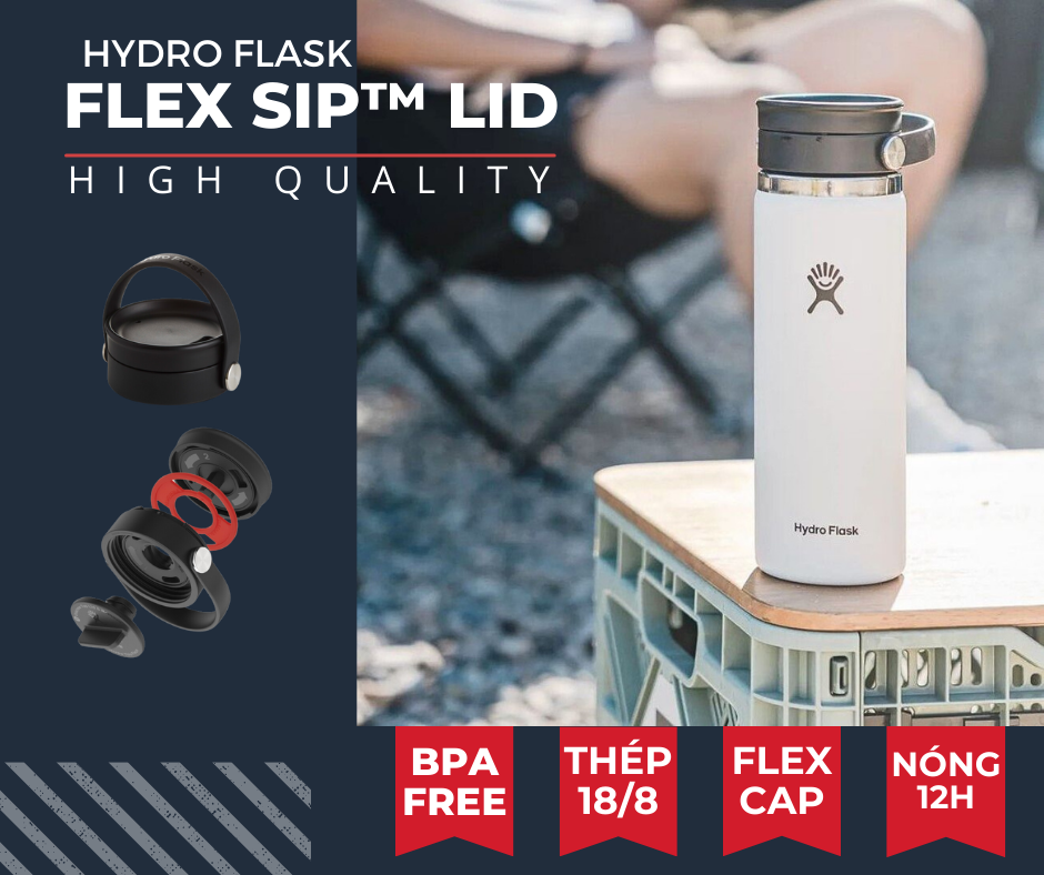 Bình giữ nhiệt nóng Hydro Flask Wide Mouth With Flex Sip™ Lid