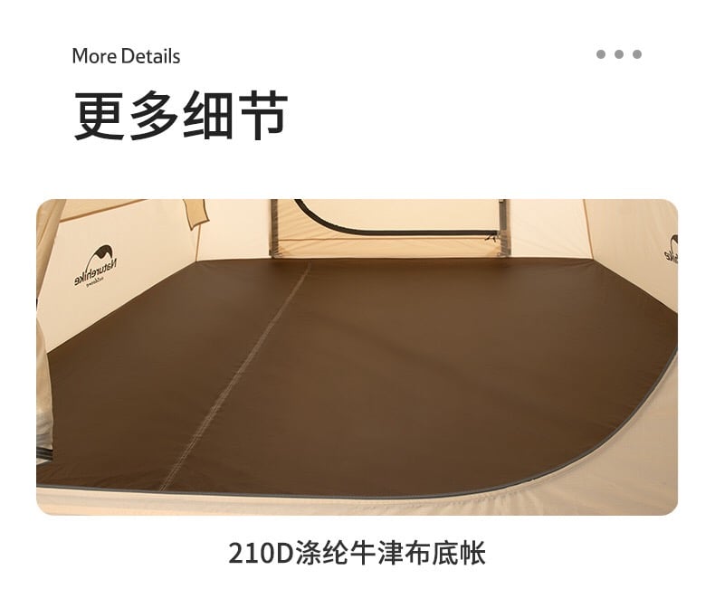 Lều Glamping tự bung Naturehike NH21ZP010