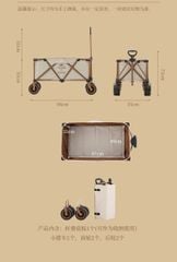 Xe kéo cắm trại Naturehike NH20PJ009-2 hệ Glamping
