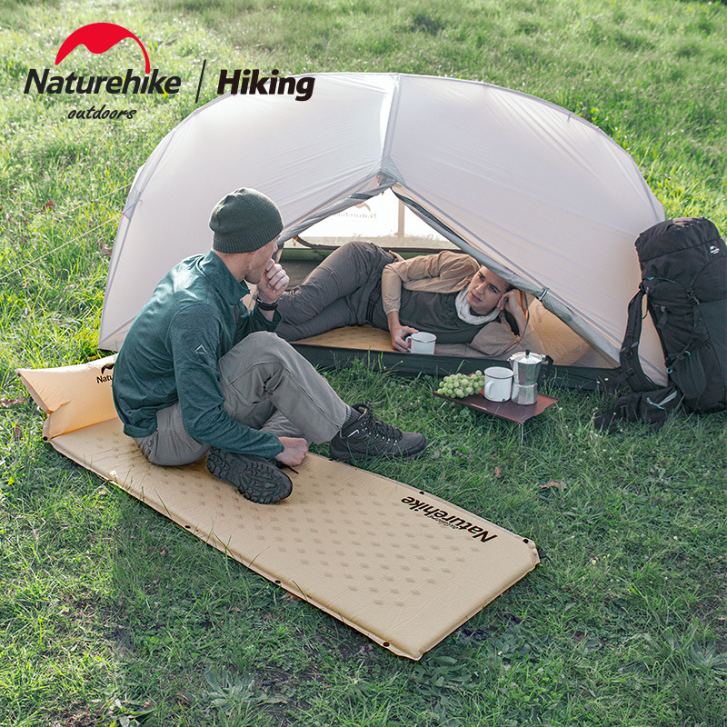 Đệm hơi tự bơm cắm trại Naturhike chính hãng NH15Q002-D và NH18Q010-D