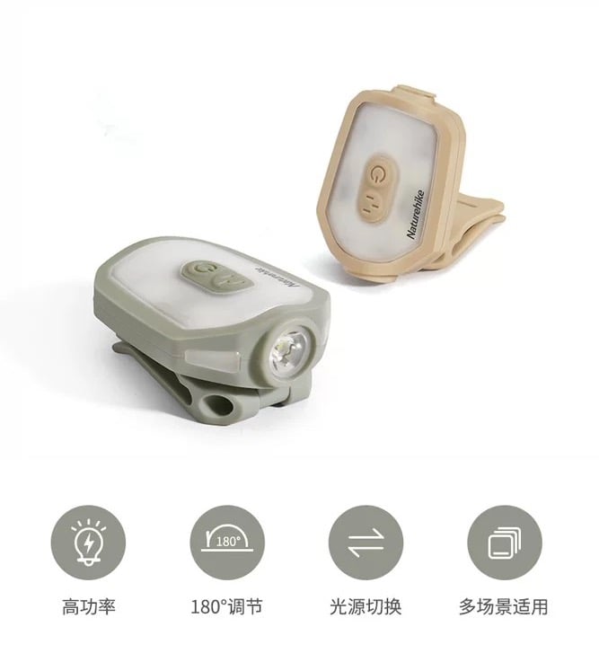 Đèn pin kẹp mũ Naturehike NH21ZM013 đa năng, siêu sáng