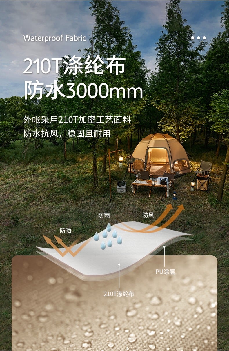Lều 4 người Naturehike Hiking NH22ZP012