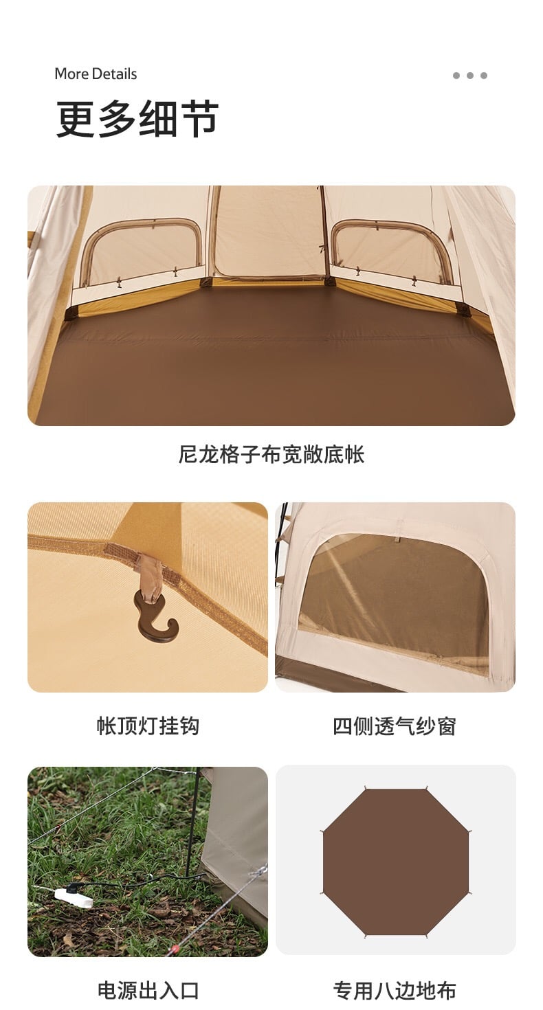 Lều 4 người Naturehike Hiking NH22ZP012