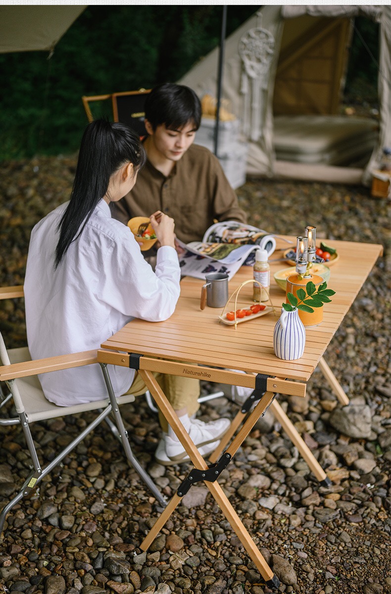 Bàn gỗ sồi tự nhiên cao cấp Naturehike NH19JJ009