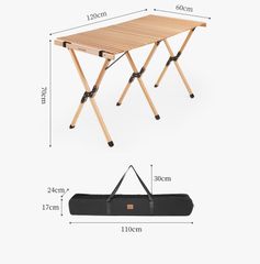 Bàn gỗ sồi tự nhiên cao cấp Naturehike NH19JJ009