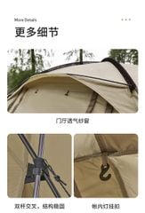 Lều đường hầm Naturehike Glamping NH22YW005