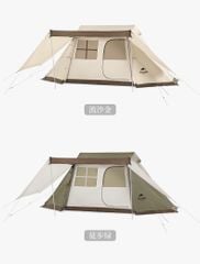 Lều 4 người Glamping Naturehike NH21ZP009-2 - Mẫu 2022