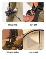 Lều cắm trại Glamping 04 - 06 người Naturehike NH22YW004