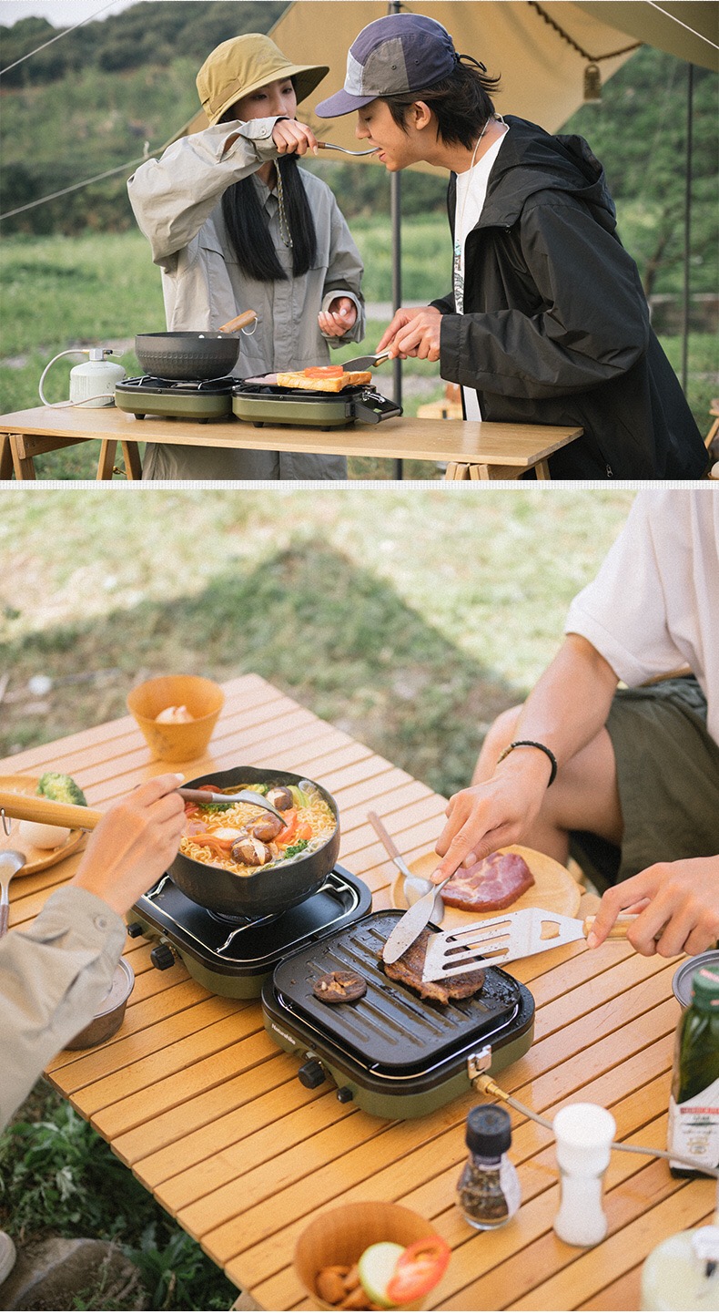 Bếp ga đôi mini Naturehike Glamping NH22RJ003