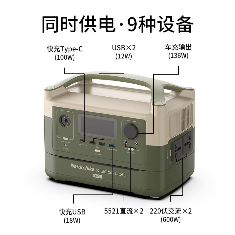 Siêu trạm sạc di động Naturehike NH21ZM005