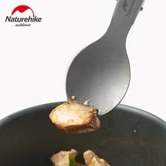 Bộ dụng cụ ăn uống Titanium Naturehike NH19C001-J gấp gọn 5 món