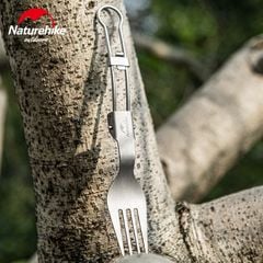 Bộ dụng cụ ăn uống Titanium Naturehike NH19C001-J gấp gọn 5 món