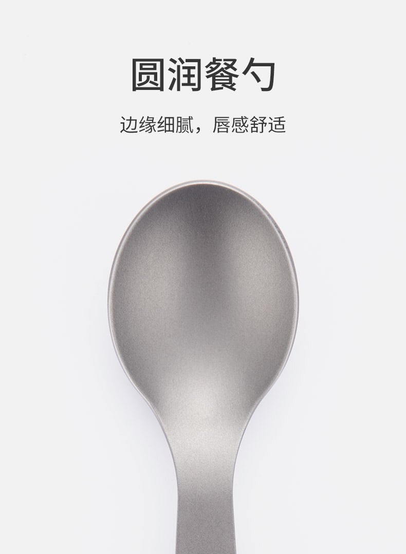 Bộ dụng cụ ăn uống Titanium Naturehike NH19C001-J gấp gọn 5 món