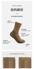 Tất thể thao dã ngoại lông cừu Merino Naturehike NH22WZ022