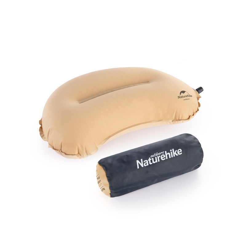 Gối hơi tự bơm Naturehike NH20ZT006 dã ngoại, văn phòng