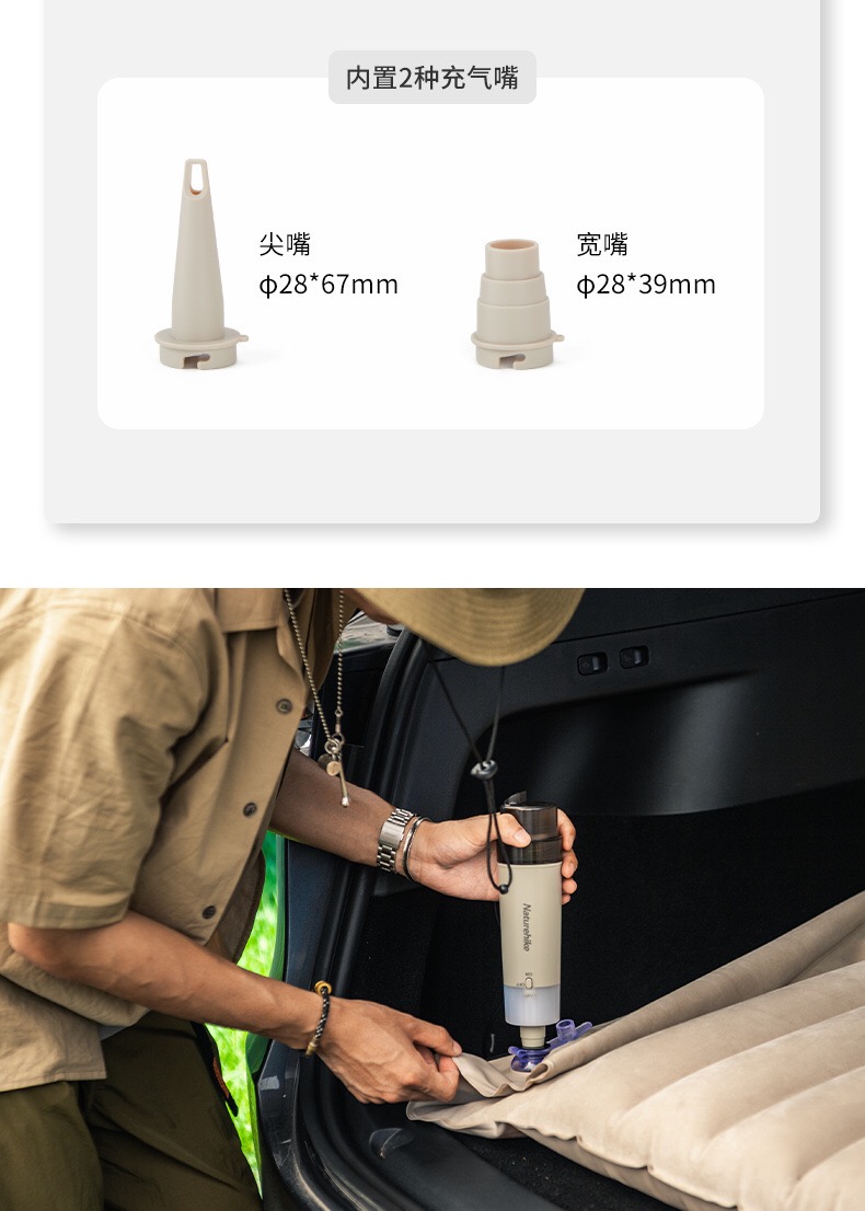 Bơm điện cầm tay đa năng Naturehike CNH22DQ003