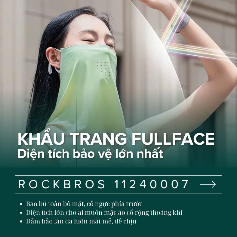 Khẩu trang Fullface đa năng Rockbros 11240007