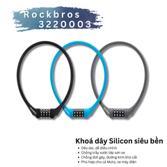 Khoá dây Silicon siêu bền Rockbros 3220003