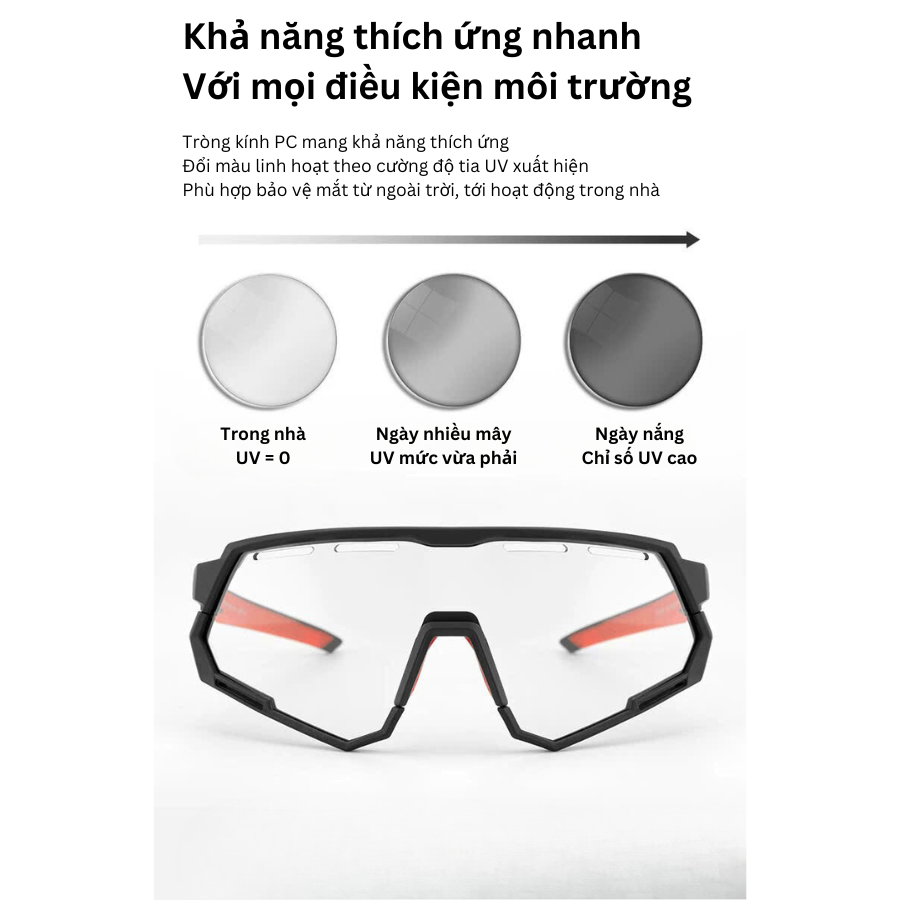 Kính mắt thể thao chuyên dụng Rockbros 14210004001 - SP246