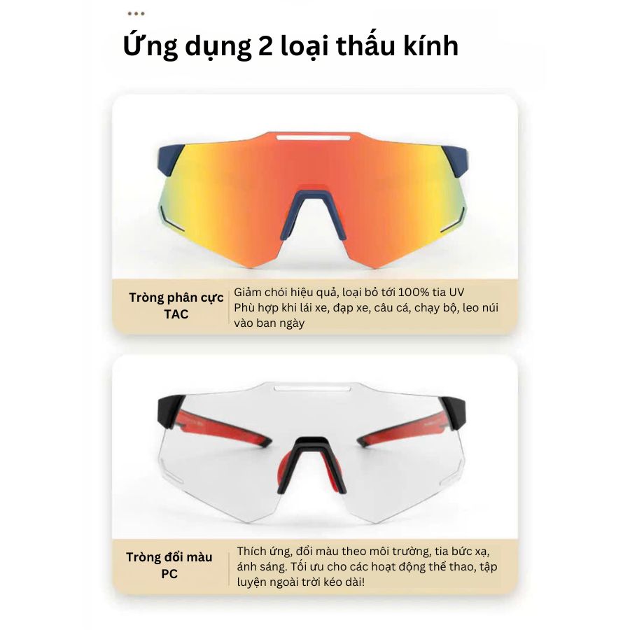 Kính mắt thể thao chuyên dụng Rockbros
