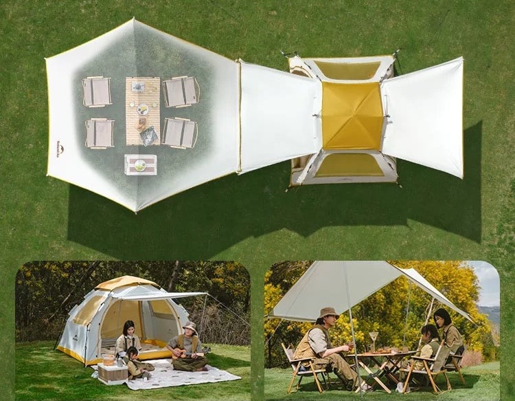 Lều cắm trại - du lịch Naturehike Ango ES60 - CNK230WS018