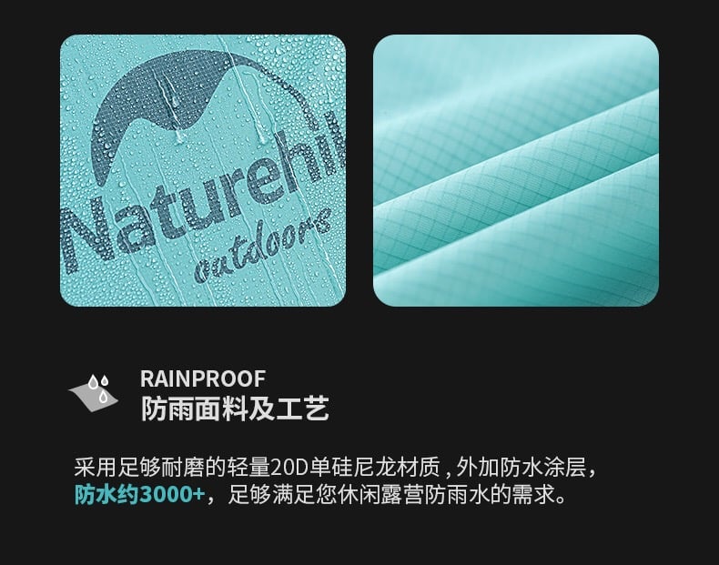 Lều chống nước cho hai người Naturehike NH20ZP091 sinh tồn ngoài tự nhiên