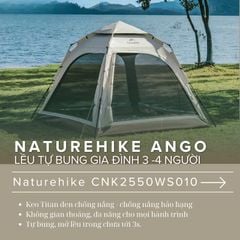 Lều tự bung gia đình Naturehike Ango CNK2550WS010