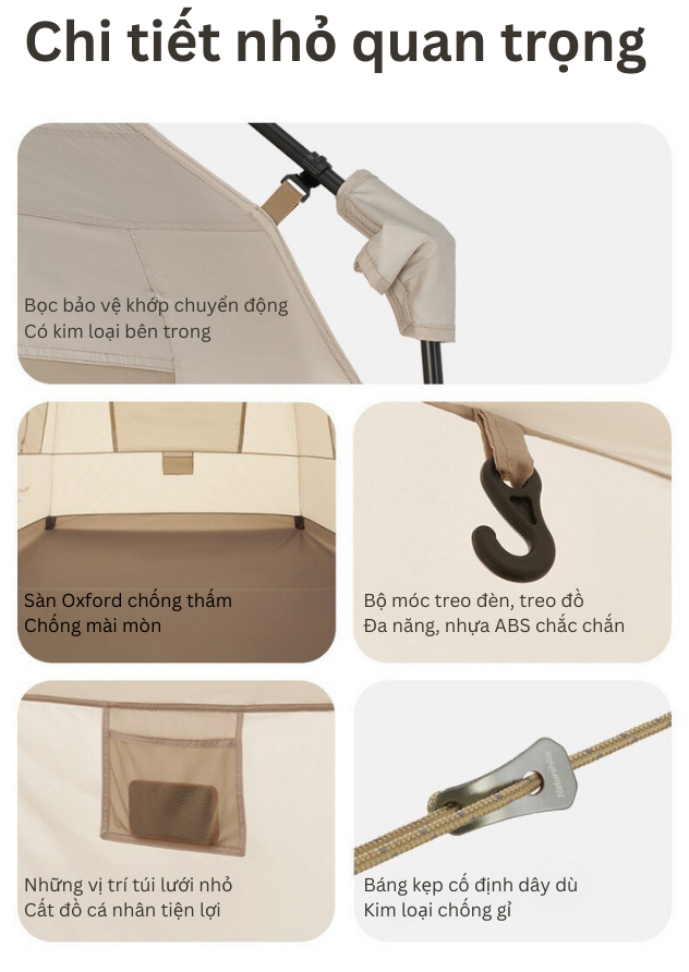 Lều cắm trại Naturehike Village 6.0 CNK2300ZP021