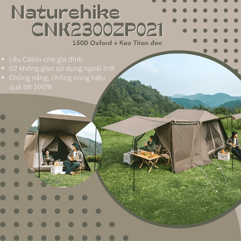 Lều cắm trại Naturehike Village 6.0 CNK2300ZP021