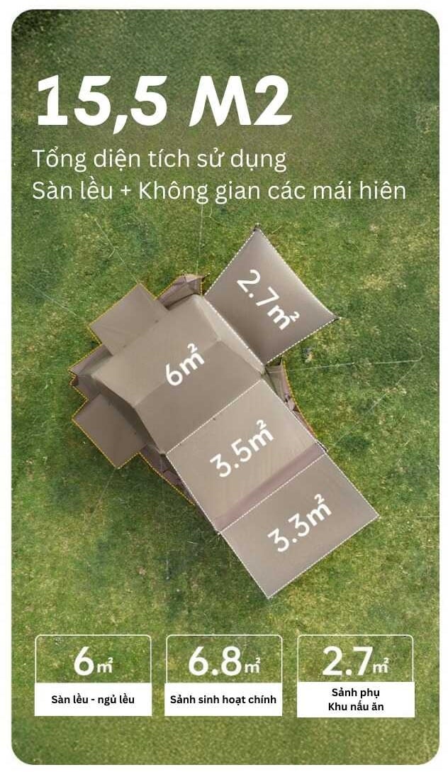 Lều cắm trại Naturehike Village 6.0 CNK2300ZP021