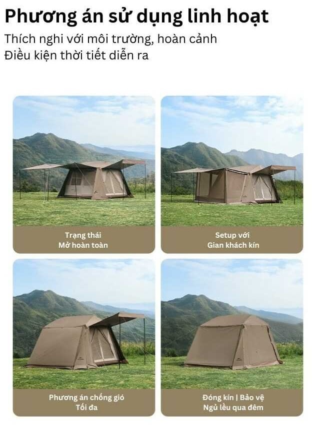 Lều cắm trại Naturehike Village 6.0 CNK2300ZP021