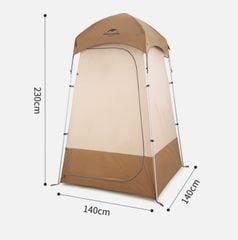Lều vệ sinh thay đồ Naturehike NH21ZP005 cao 2,3 mét