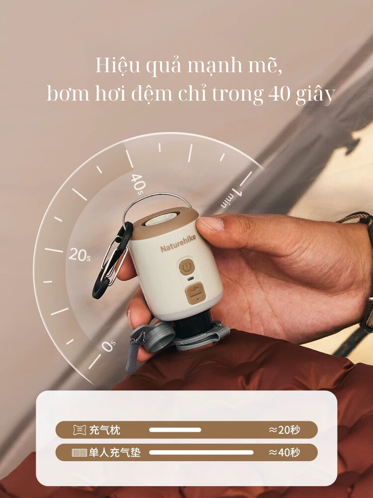 Bơm cầm tay mini Naturehike CNK2300DQ022 đa năng