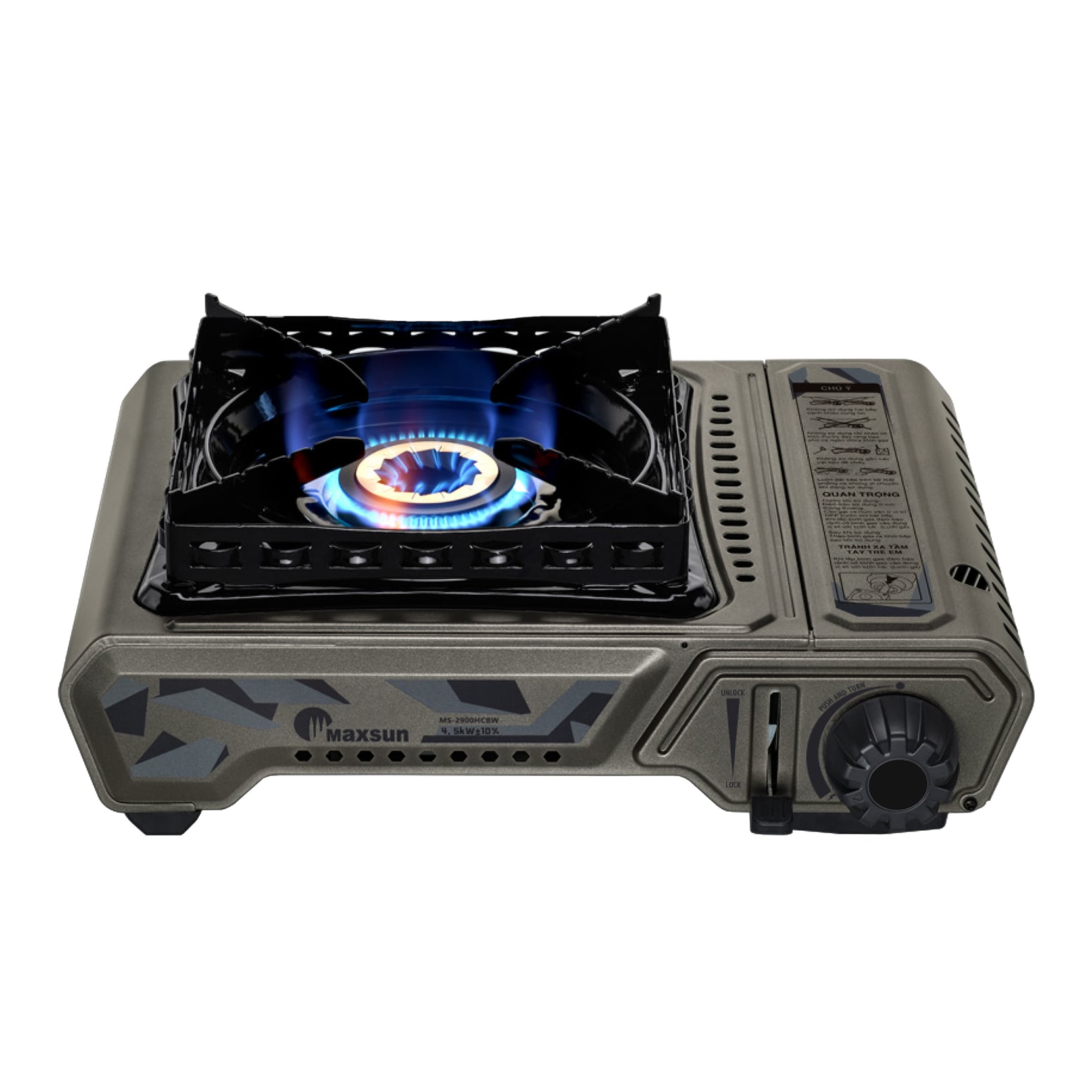 Bếp ga dã ngoại cao cấp Maxsun MS-2900HCBW